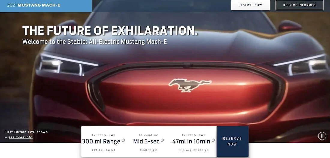 Ford Mustang Mach-E Discovered 2021 Mustang Mach E official page w/ pricing, models, specs, video etc.!! MachE-7