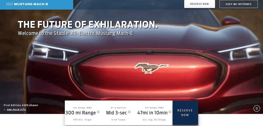 Ford Mustang Mach-E Discovered 2021 Mustang Mach E official page w/ pricing, models, specs, video etc.!! MachE-7