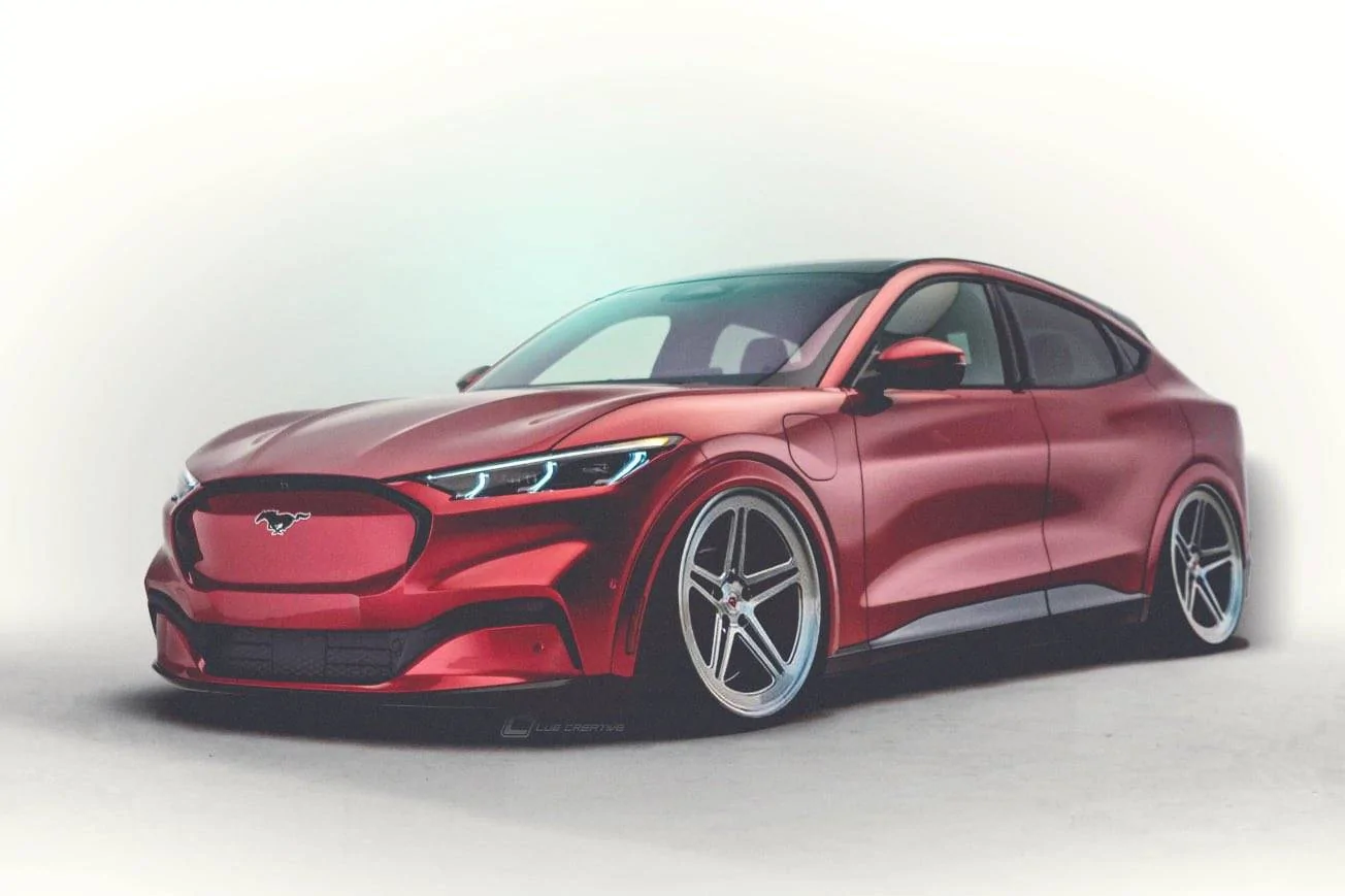 Ford Mustang Mach-E Modified Mach-E pics/renders Lowered Suspension Modified Mustang Mach-E