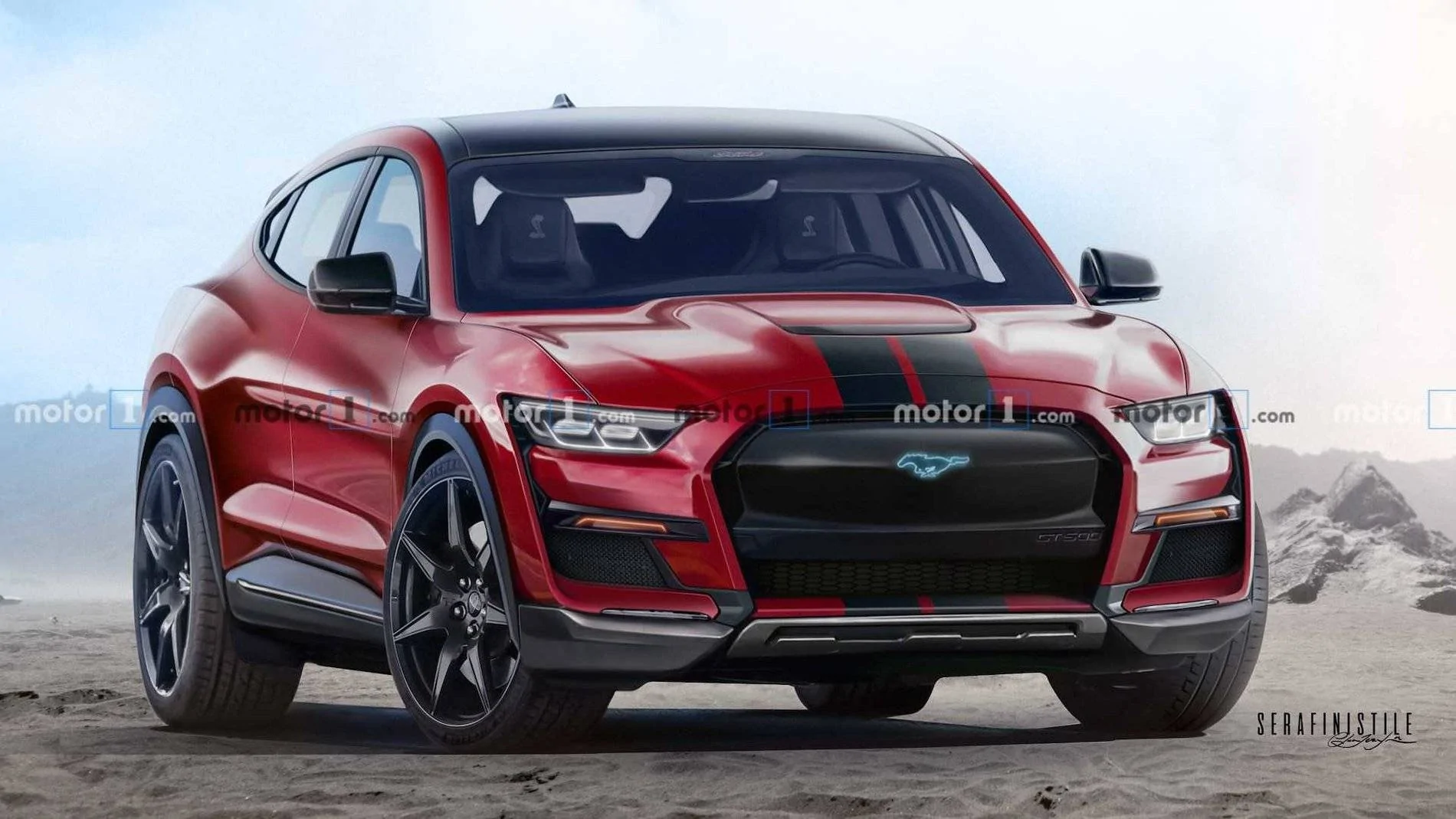 Ford Mustang Mach-E Modified Mach-E pics/renders 2020-shelb-e-mustang-mach-
