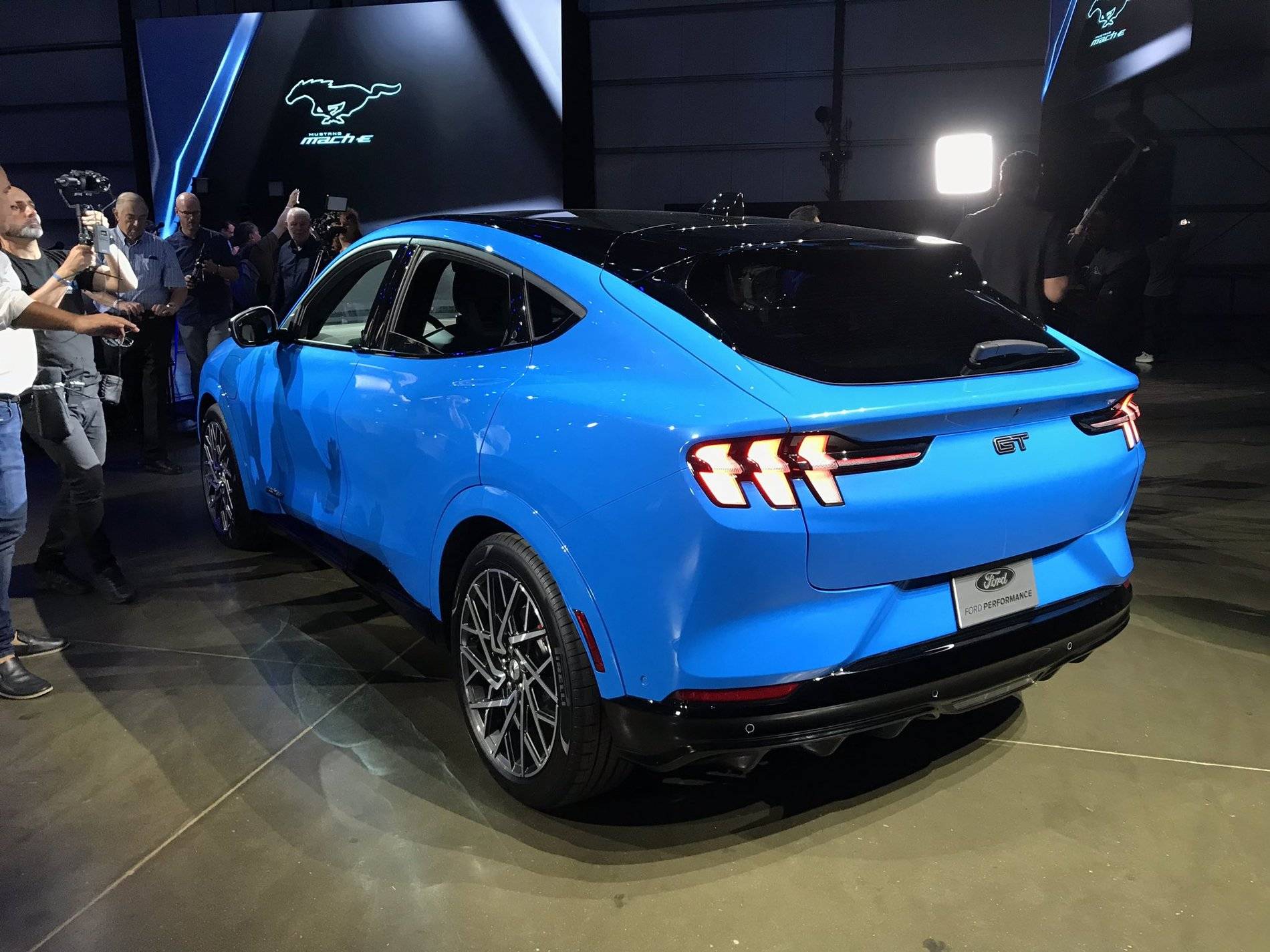 Ford Mustang Mach-E GRABBER BLUE Mach-E Photos Grabber Blue Mach-E GT
