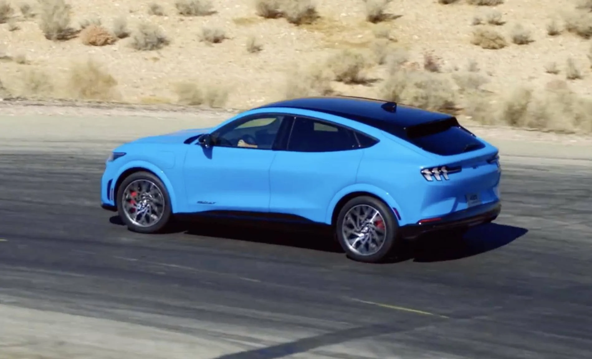 Ford Mustang Mach-E GRABBER BLUE Mach-E Photos Screen Shot 2019-11-17 at 10.54.53 PM