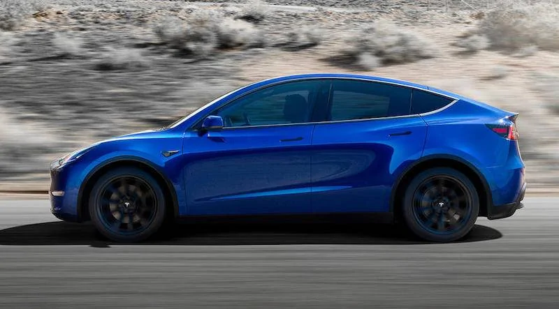 Ford Mustang Mach-E Launch Date? model_y_side_blu