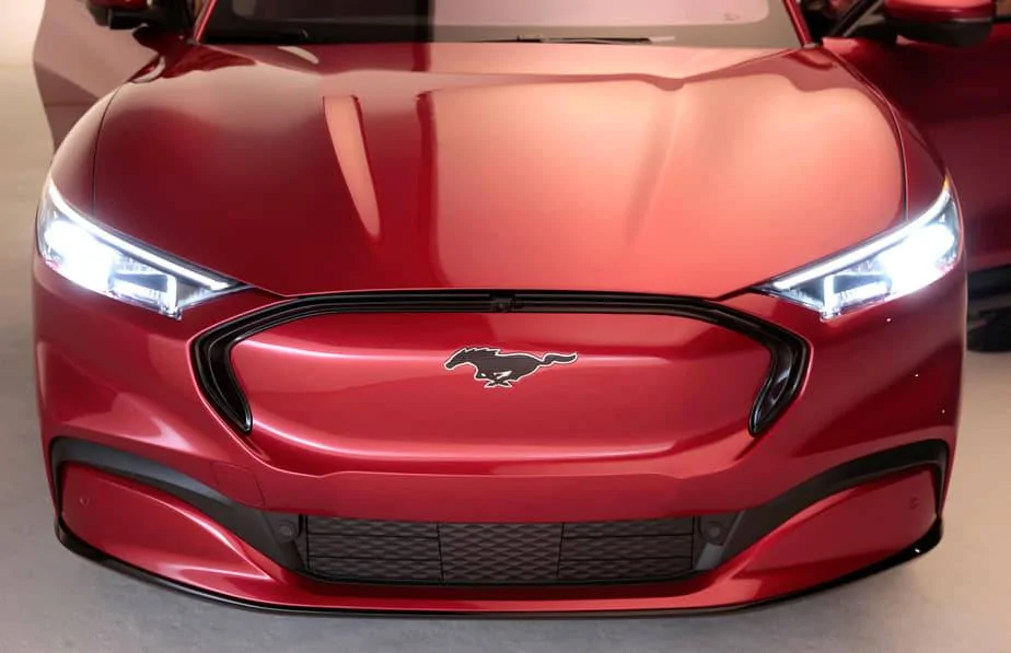 Ford Mustang Mach-E RAPID RED METALLIC Mach-E Photos Mach-E Rapid Red Metallic 1