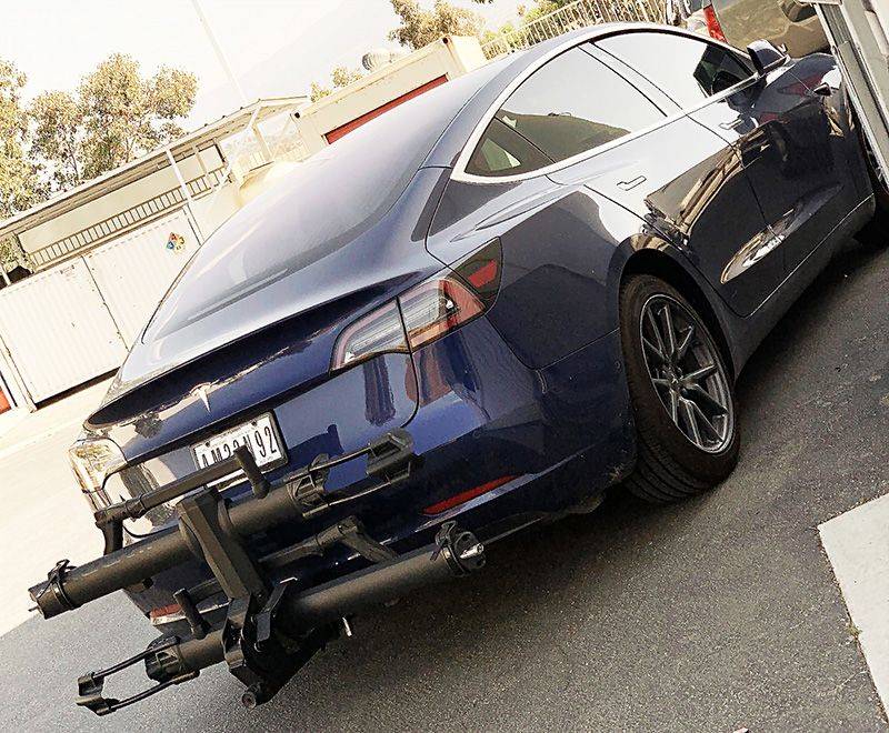 Ford Mustang Mach-E Towing capacity? tesla model 3 hitch eco