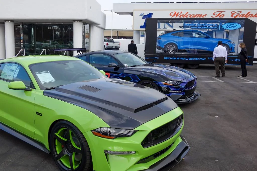 Ford Mustang Mach-E Photos From Mach-E Reception Event at Galpin Ford Mach-E Galpin 4