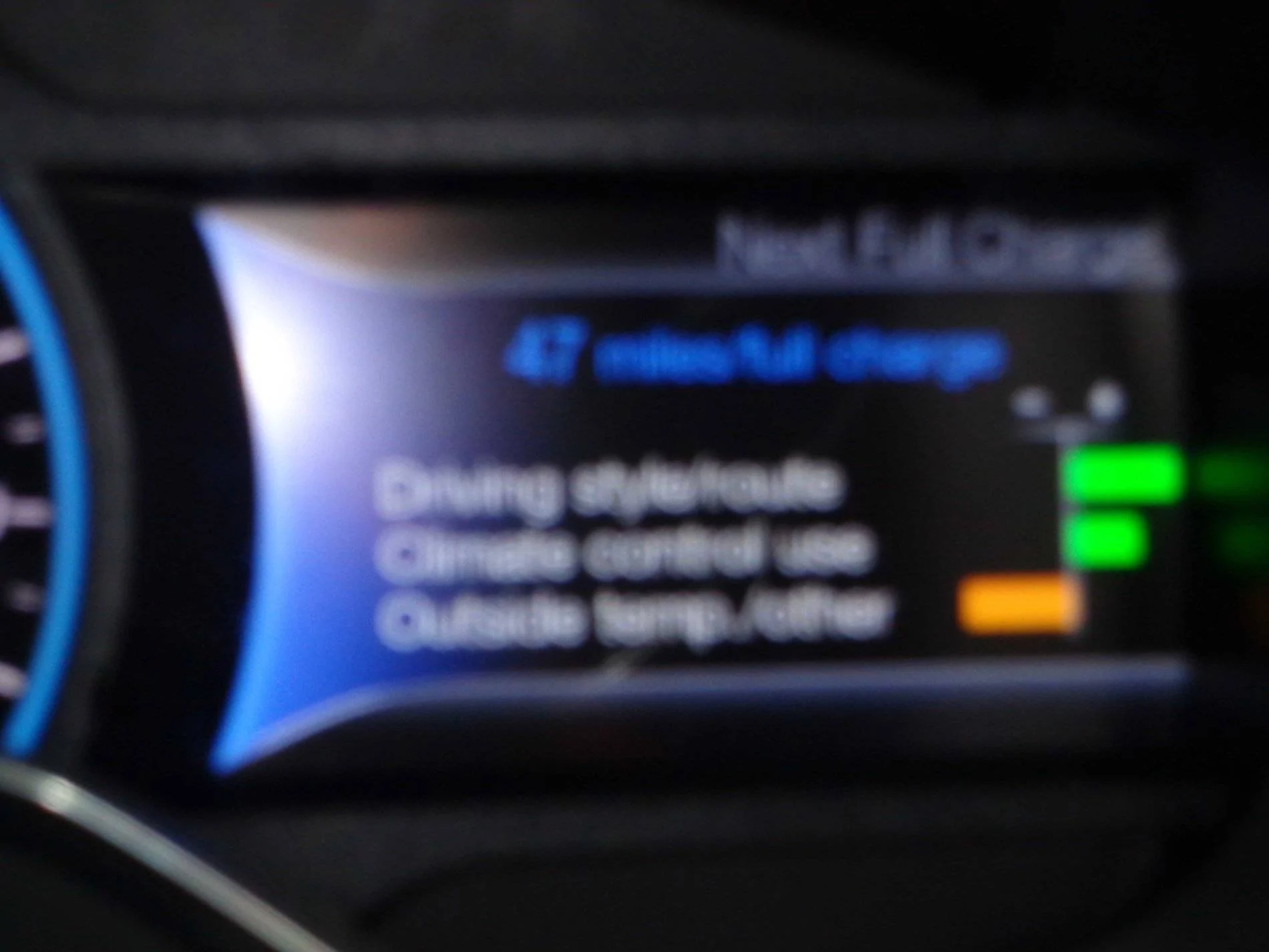 Ford Mustang Mach-E Range and efficiency of the competition 47 miles to empty aug 2019