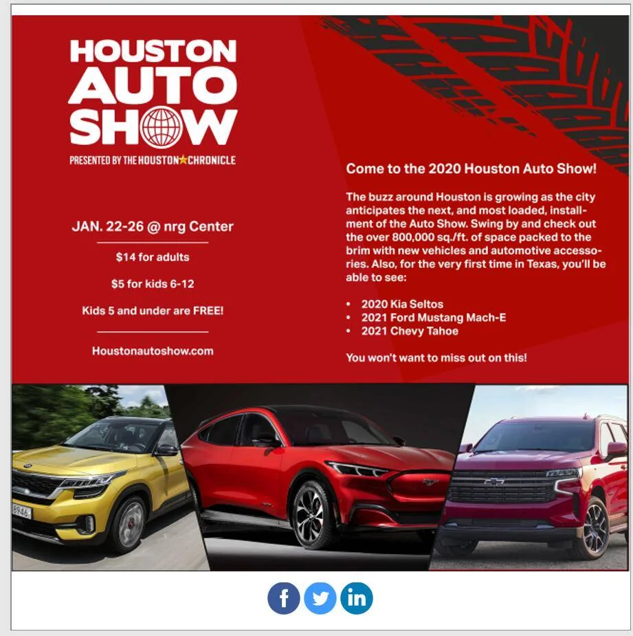 Ford Mustang Mach-E Mach-E will Debut at Houston Auto Show 1578246324650