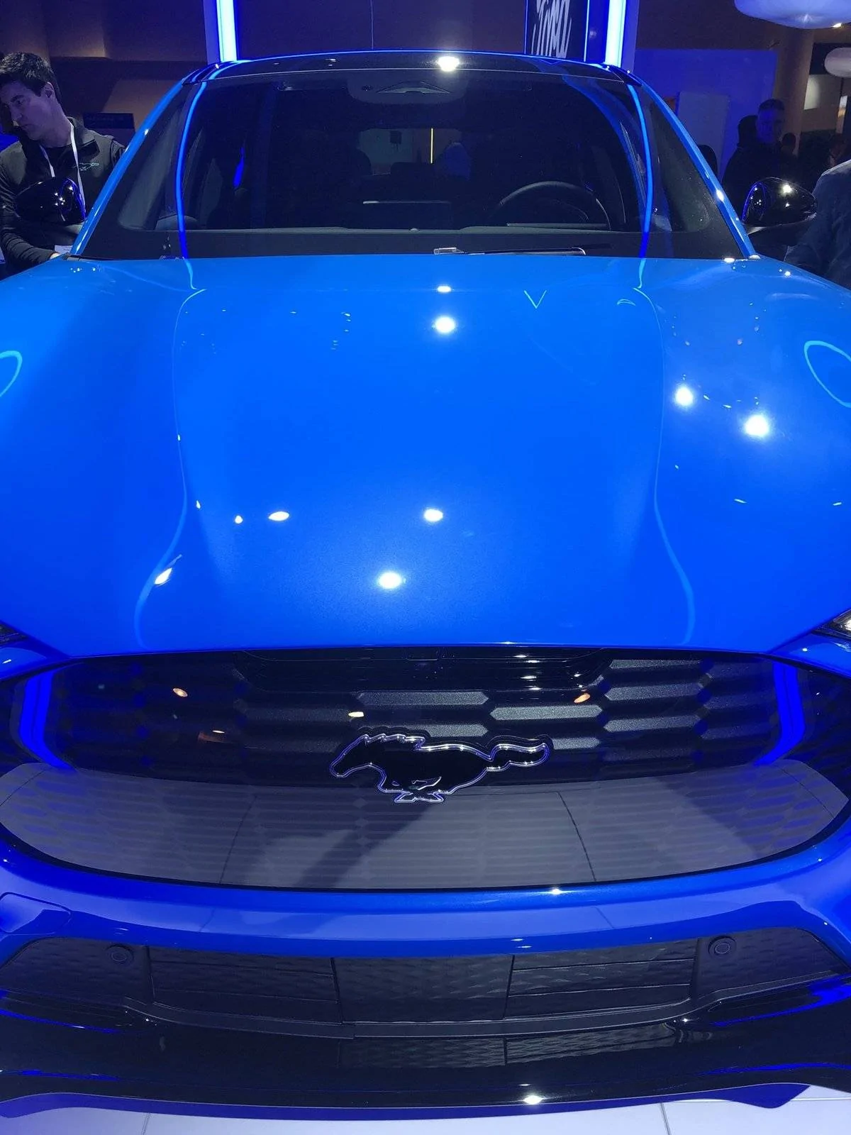 Ford Mustang Mach-E GRABBER BLUE Mach-E Photos Mach-E-Grabber-Blue-CES-3