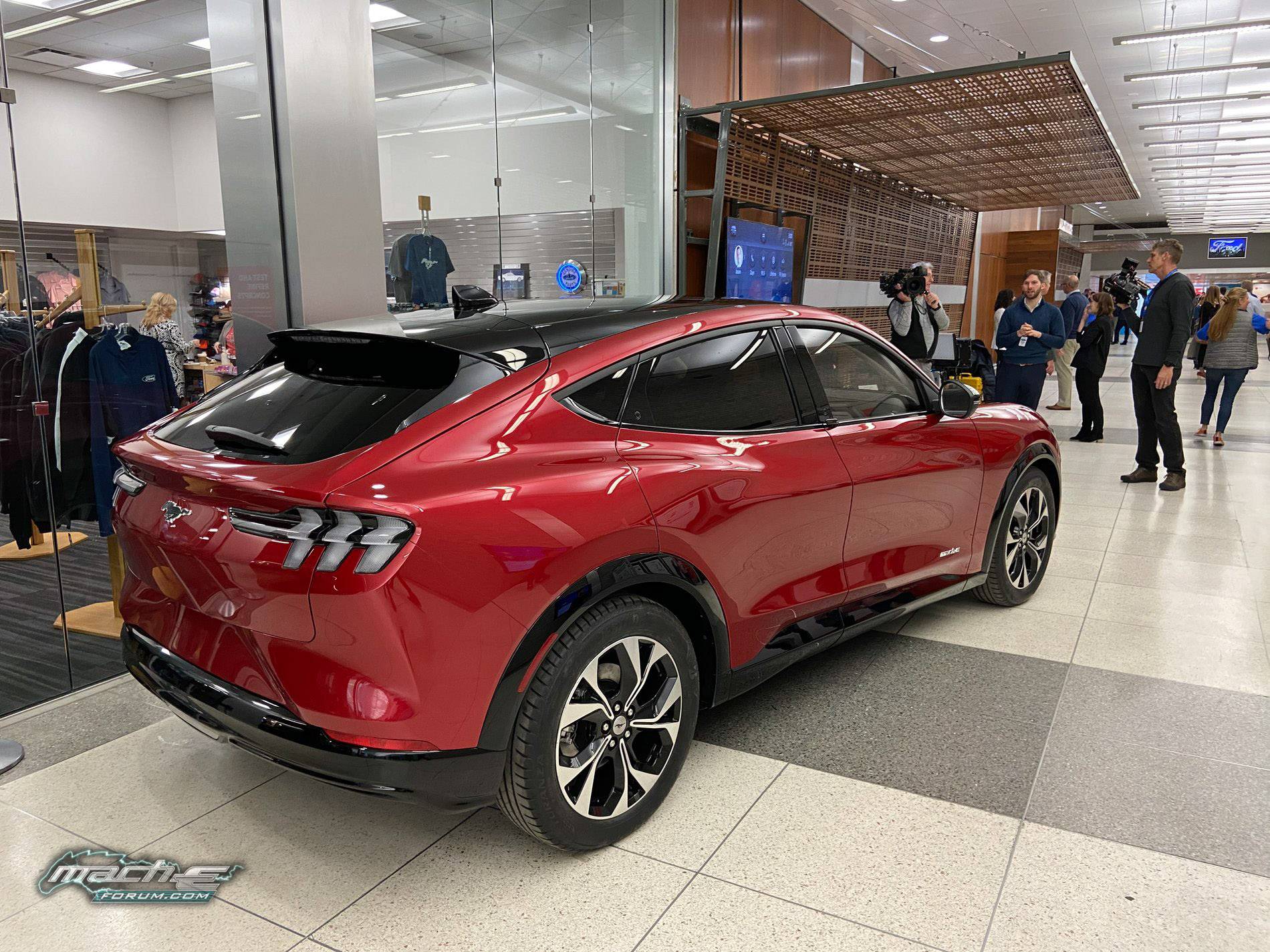 Ford Mustang Mach-E RAPID RED METALLIC Mach-E Photos Rapid Red Metallic Mustang Mach-E 3