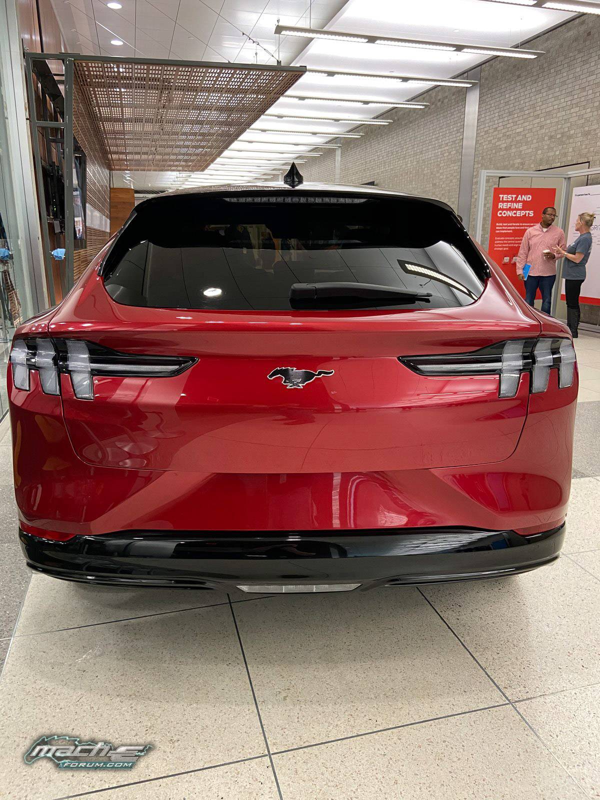 Ford Mustang Mach-E RAPID RED METALLIC Mach-E Photos Rapid Red Metallic Mustang Mach-E 4
