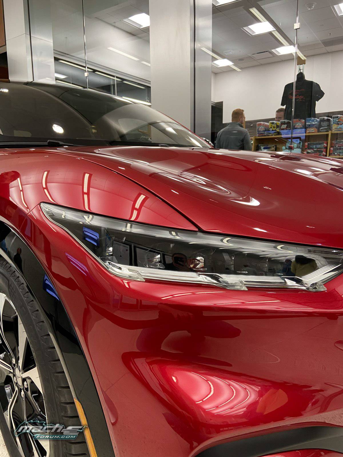 Ford Mustang Mach-E RAPID RED METALLIC Mach-E Photos Rapid Red Metallic Mustang Mach-E 7