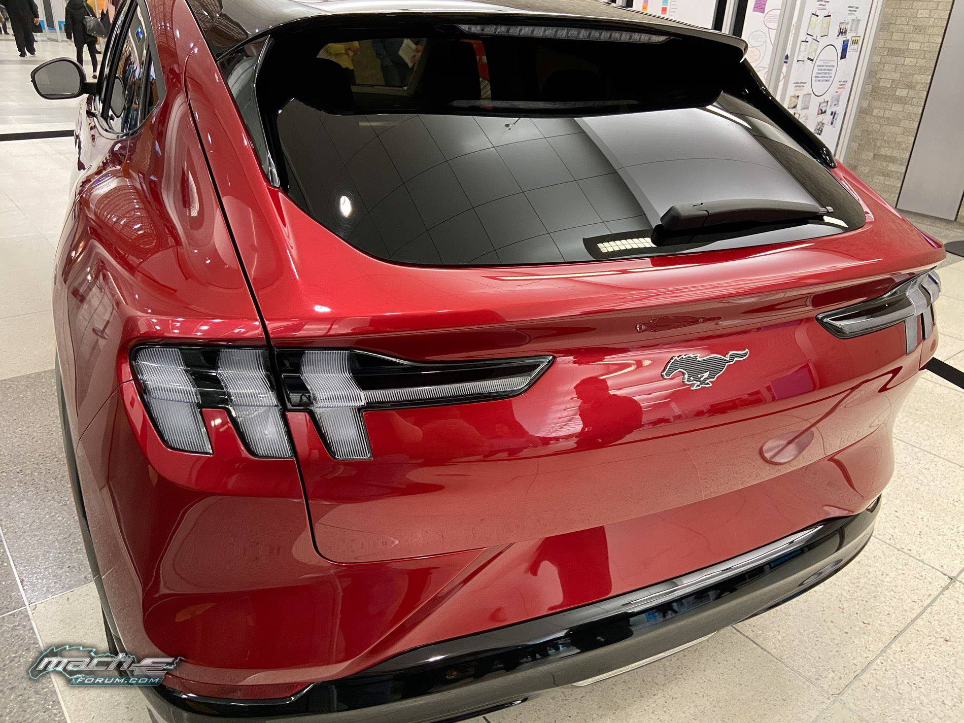 Ford Mustang Mach-E RAPID RED METALLIC Mach-E Photos Rapid Red Metallic Mustang Mach-E 13