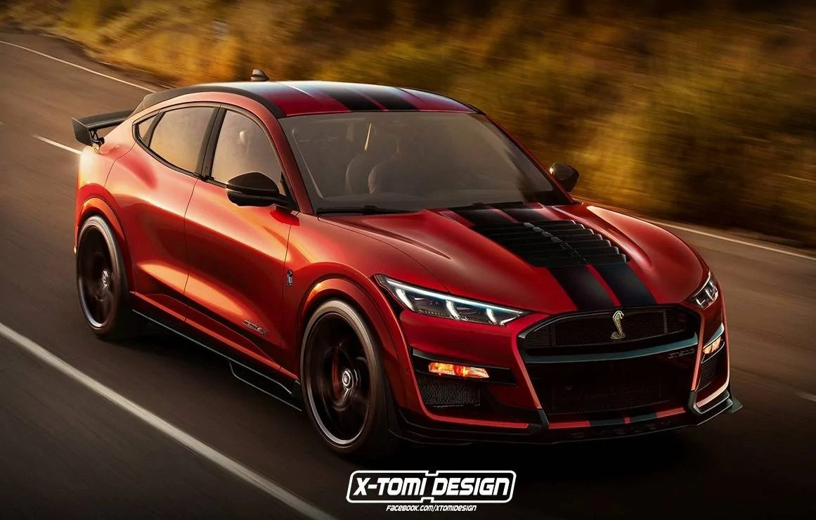 Ford Mustang Mach-E Will The Shelby Mach-E Mustang Look This Good? Shelby-Mach-E-Mustang-Rendering