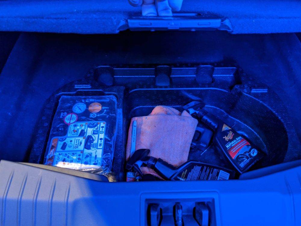 Ford Mustang Mach-E Mach-E stole the show in D.C. (Washington Auto Show) Ford-Mustang-Mach-E-trunk-sub-compartment