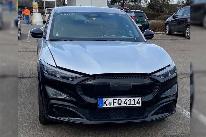 Ford Mustang Mach-E Spotted in Belgium - Iconic Silver Mach-E prototype iconic silver mach-e 3