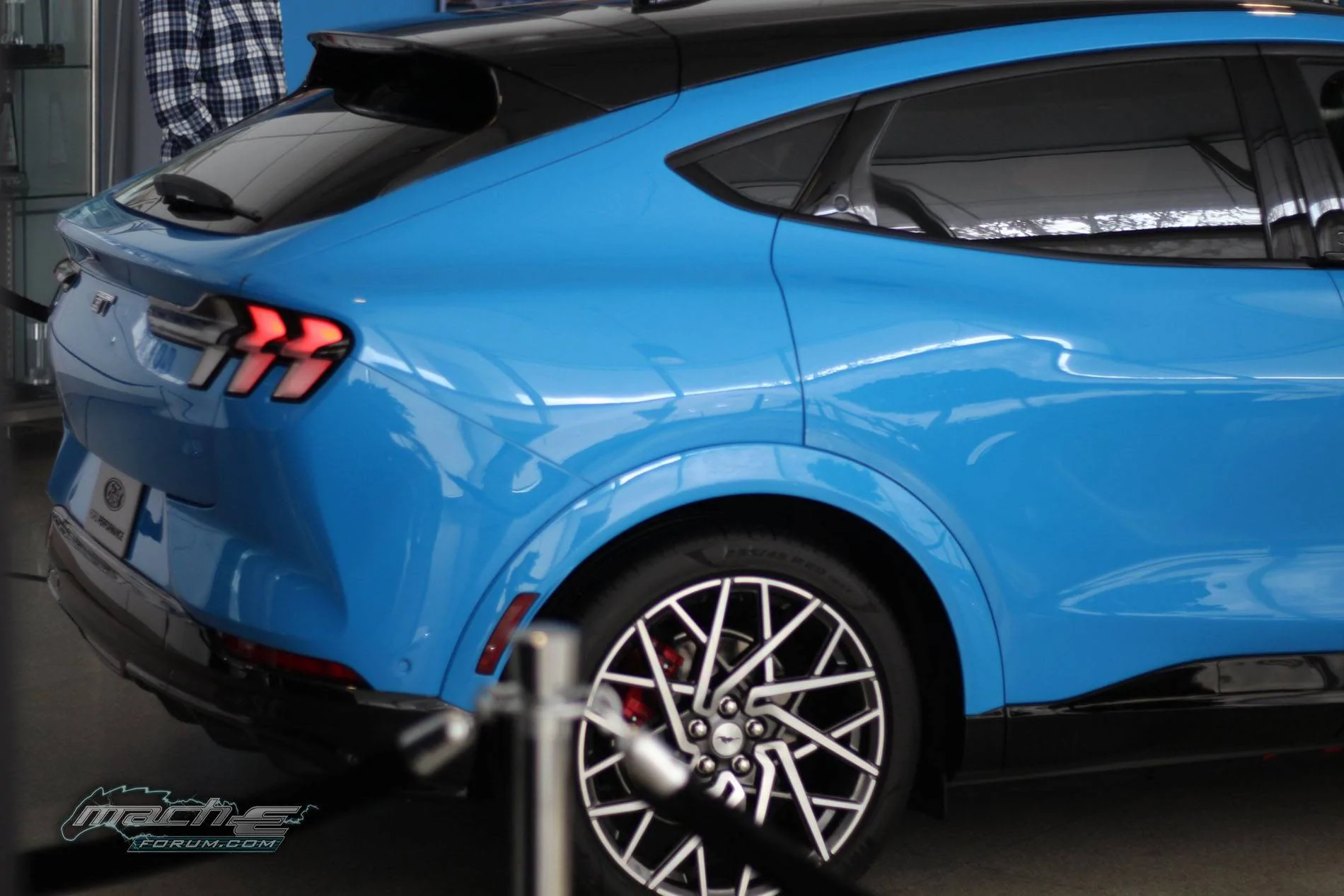 Ford Mustang Mach-E GRABBER BLUE Mach-E Photos 2021 Ford Mustang Mach-E Grabber Blue 2