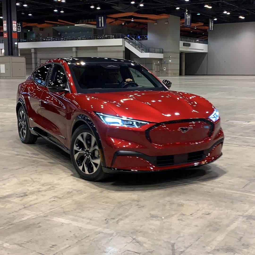 Ford Mustang Mach-E RAPID RED METALLIC Mach-E Photos Mach-E Rapid Red Metallic