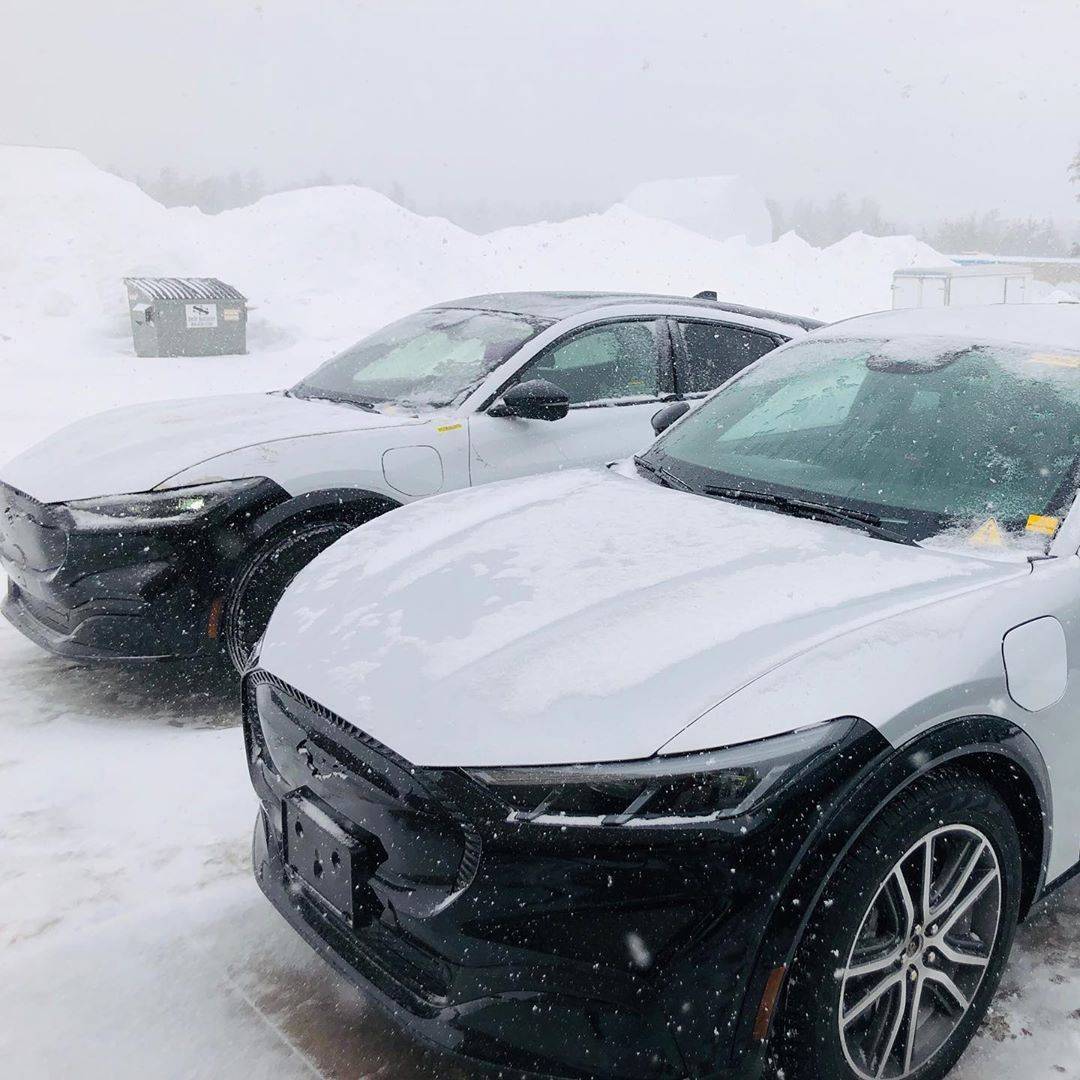 Ford Mustang Mach-E AWD Mach-E Shows Off Abilities in Snow & Ice Track Testing 87765109_206436920470862_6586120685454143843_n