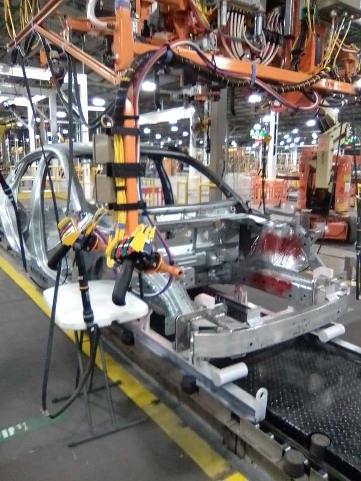 Ford Mustang Mach-E First Production Mach-E Model? [Update: This Is First Assembly Line Made Pre-Production Unit] 88236511_506104773660959_1360410146315960320_n