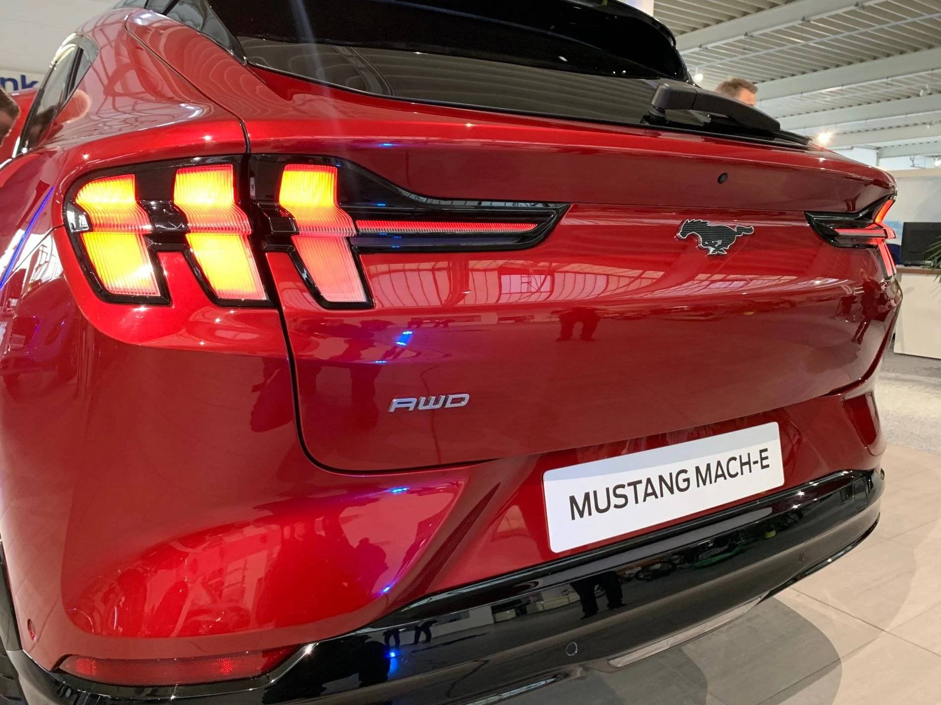 Ford Mustang Mach-E RAPID RED METALLIC Mach-E Photos 2021 Ford Mach-E Rapid Red Metallic C