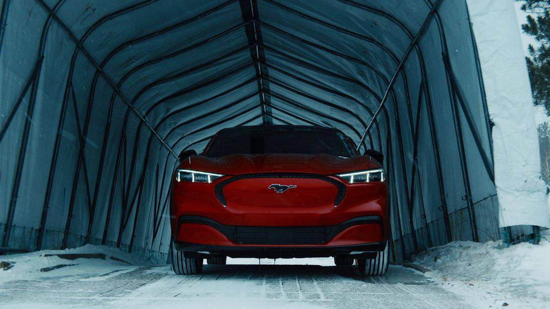 Ford Mustang Mach-E CNET Roadshow: Mach-E Mustang AWD First Ride Review! (Winter Driving) 2021-ford-mustang-mach-e-79