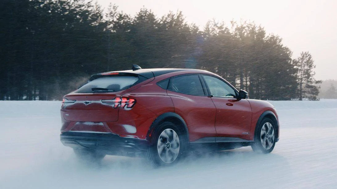 Ford Mustang Mach-E CNET Roadshow: Mach-E Mustang AWD First Ride Review! (Winter Driving) 2021-ford-mustang-mach-e-57
