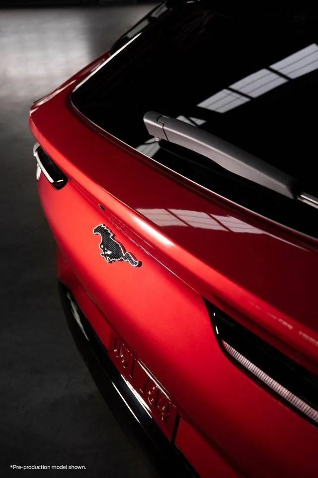 Ford Mustang Mach-E RAPID RED METALLIC Mach-E Photos Red-Ford-Mustang-Mach-E-2