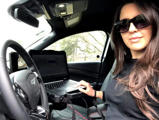 Ford Mustang Mach-E Mustang Mach-E development doesn't stop for virus 78-ddec6134b766-Aleyna_Kapur_Mach-E_WFH_March_2020