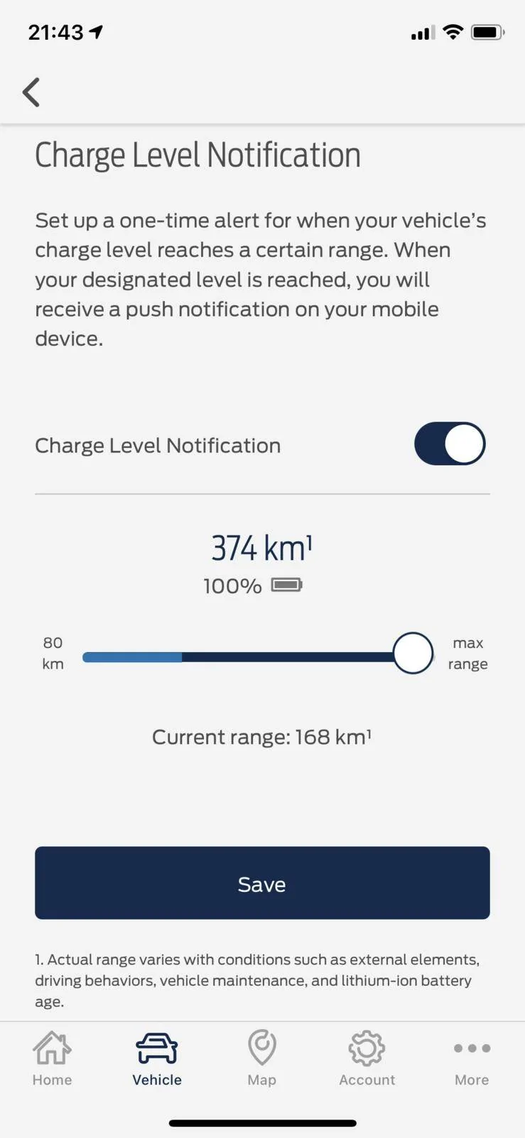 Ford Mustang Mach-E Preview: FordPass App Activated with User’s Mach-E VIN 20201209_204338000_iOS
