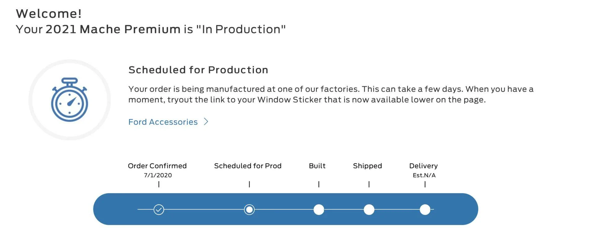 Ford Mustang Mach-E Delayed production Screen Shot 2020-12-09 at 8.18.14 PM