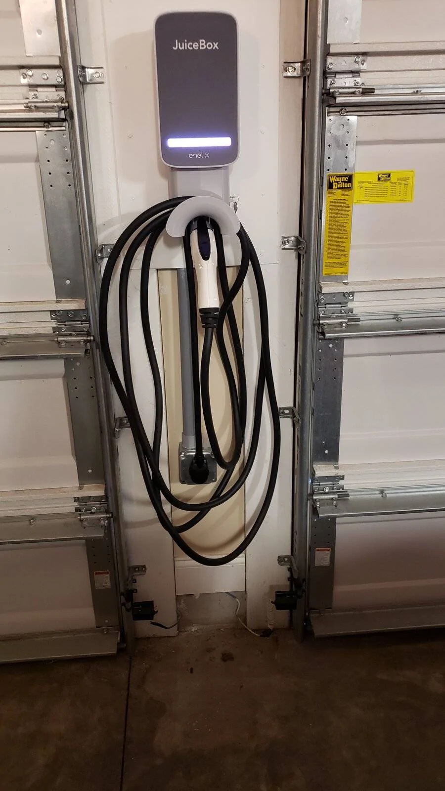 Ford Mustang Mach-E Things to consider when DIY installing a wall charger / outlet 20201211_150538