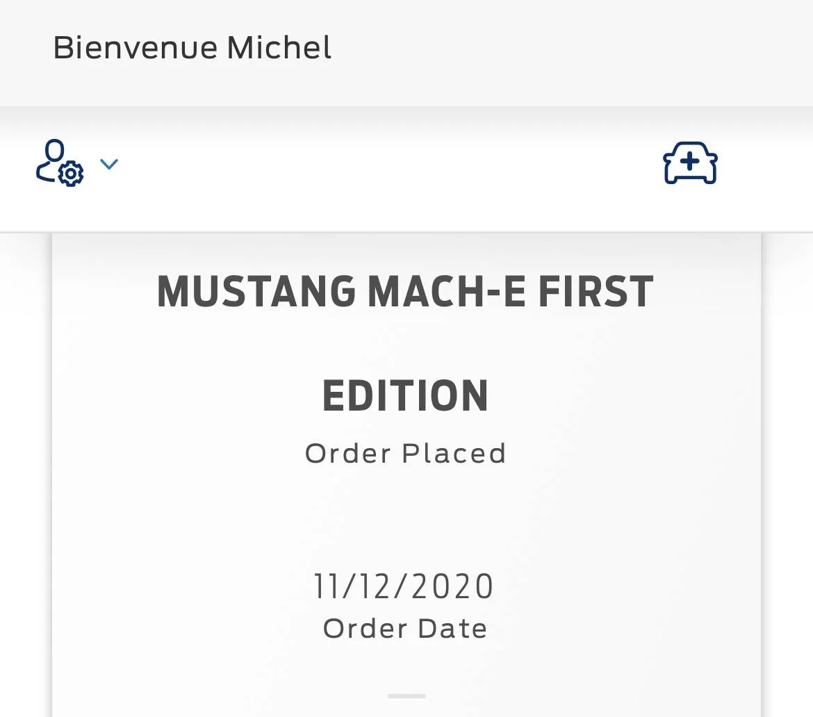 Ford Mustang Mach-E French Orders - exchanges on the evolution of this one 1607794398141
