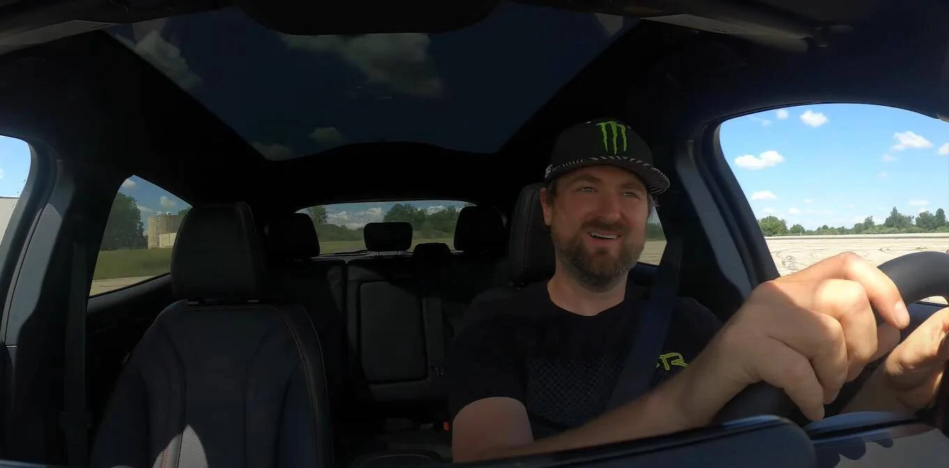 Ford Mustang Mach-E Video: Vaugh Gittin Jr has fun drifting First Edition Mach-E 1608164973314