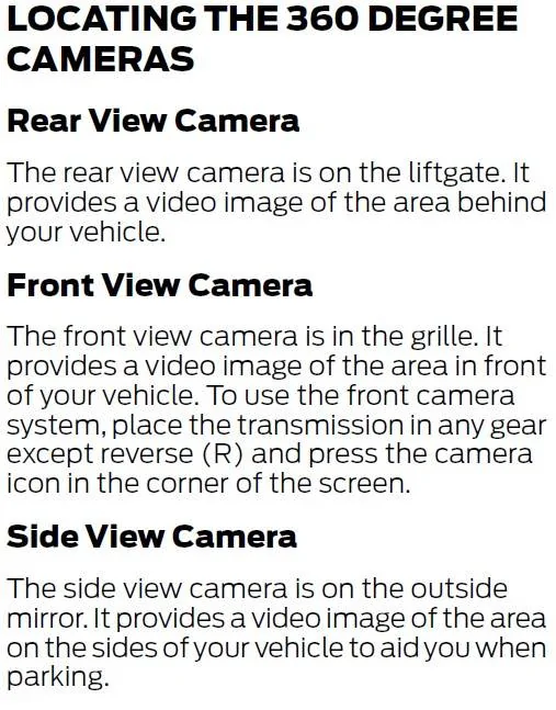 Ford Mustang Mach-E Front camera? cameras