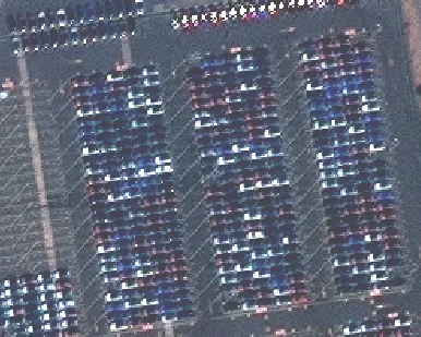 Ford Mustang Mach-E Satellite Photo of Mach-E Factory Taken 10 Dec 20.  Which one is yours? 1608320550801