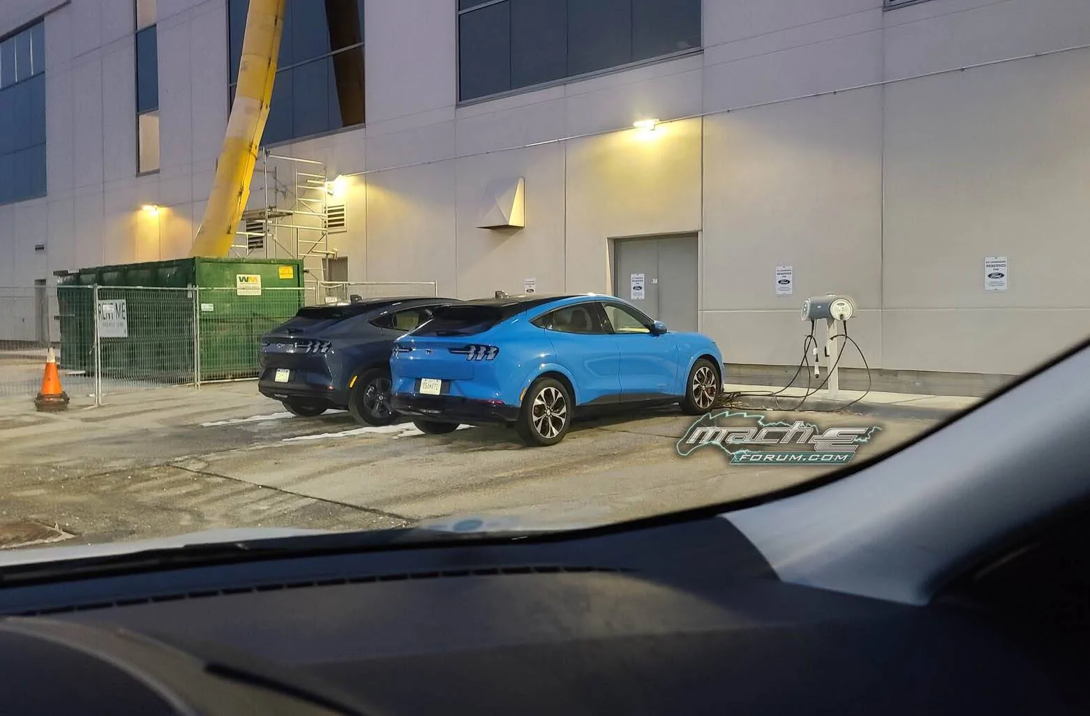 Ford Mustang Mach-E GRABBER BLUE Mach-E Photos Grabber Blue Mach-E 2