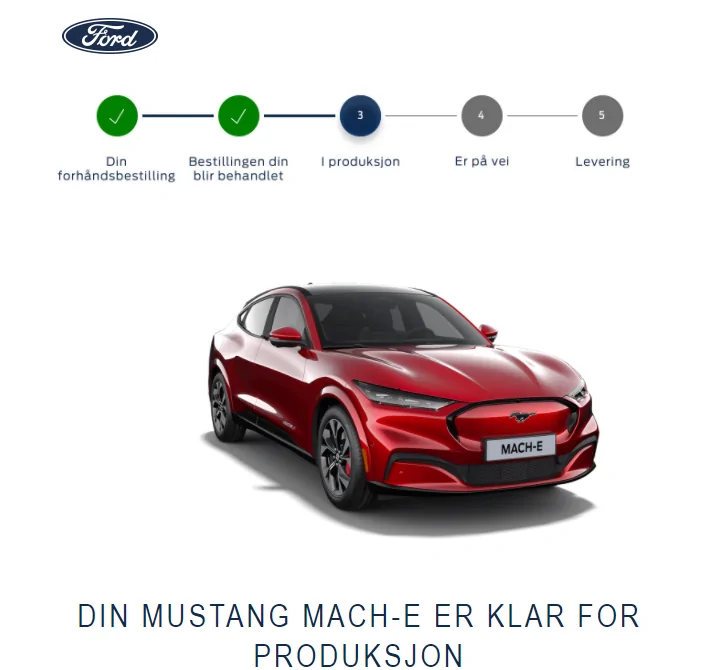 Ford Mustang Mach-E Norway - Mach-E ready for production 1608479811626