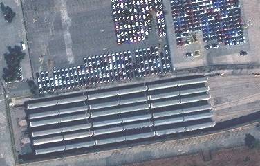 Ford Mustang Mach-E Satellite Photo of Mach-E Factory Taken 10 Dec 20.  Which one is yours? 20DEC101723 Cuautitlan3a - Copy