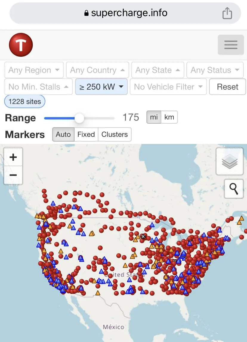 Ford Mustang Mach-E V3 only Supercharges map IMG_1923