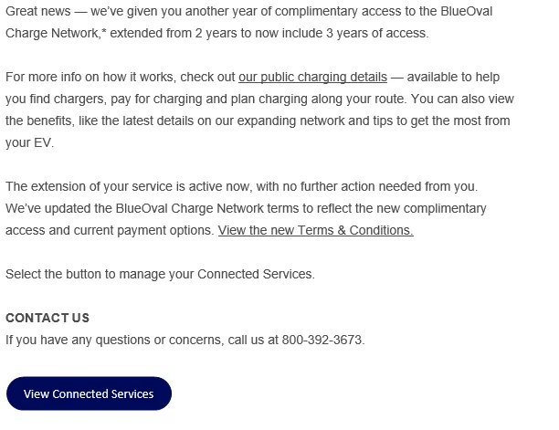 Ford Mustang Mach-E BlueOval Charge Network Trial Extended 1685561964207