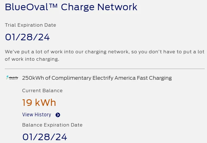 Ford Mustang Mach-E BlueOval Charge Network Trial Extended 1685562954235