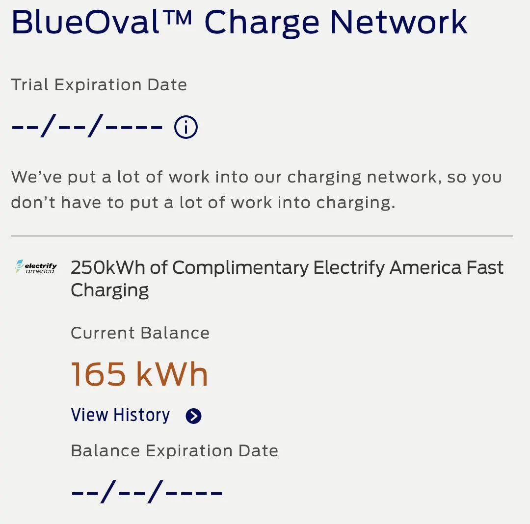 Ford Mustang Mach-E BlueOval Charge Network Trial Extended 1685617562433