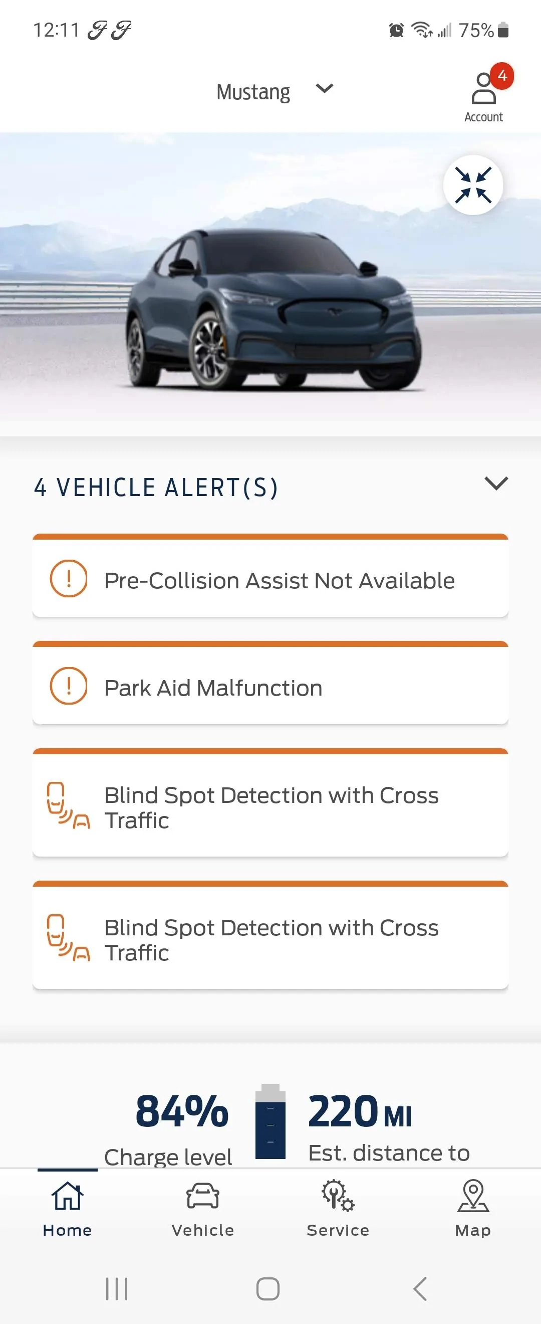 Ford Mustang Mach-E Front Camera Fault & Pre-Collision Assist Not Available Errors Screenshot_20230605_121148_FordPass