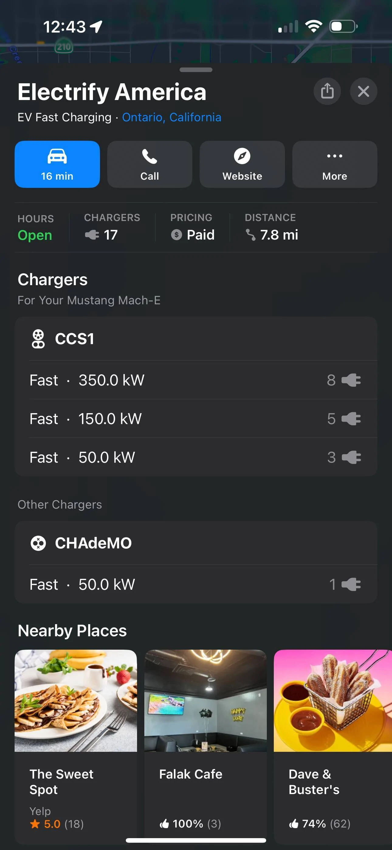 Ford Mustang Mach-E iOS 17 adds real-time charging availability info IMG_2904