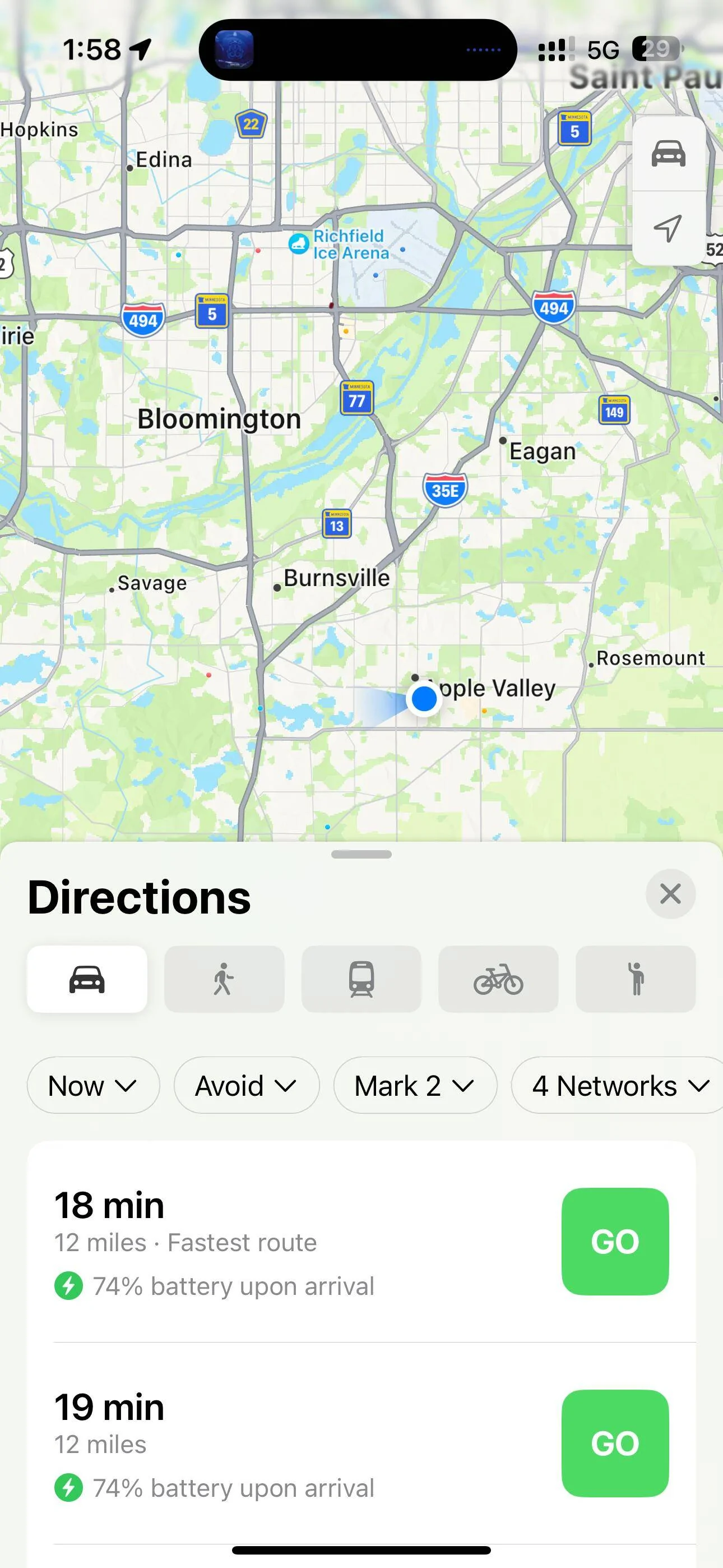 Ford Mustang Mach-E iOS 17 adds real-time charging availability info IMG_1717