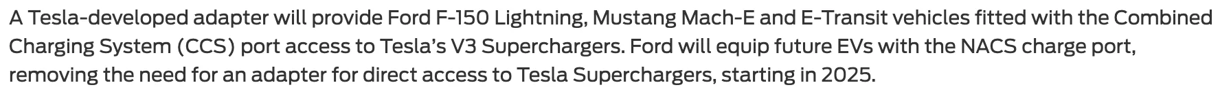 Ford Mustang Mach-E NACS adapter coming when? Screenshot 2023-06-16 at 12.57.43 PM