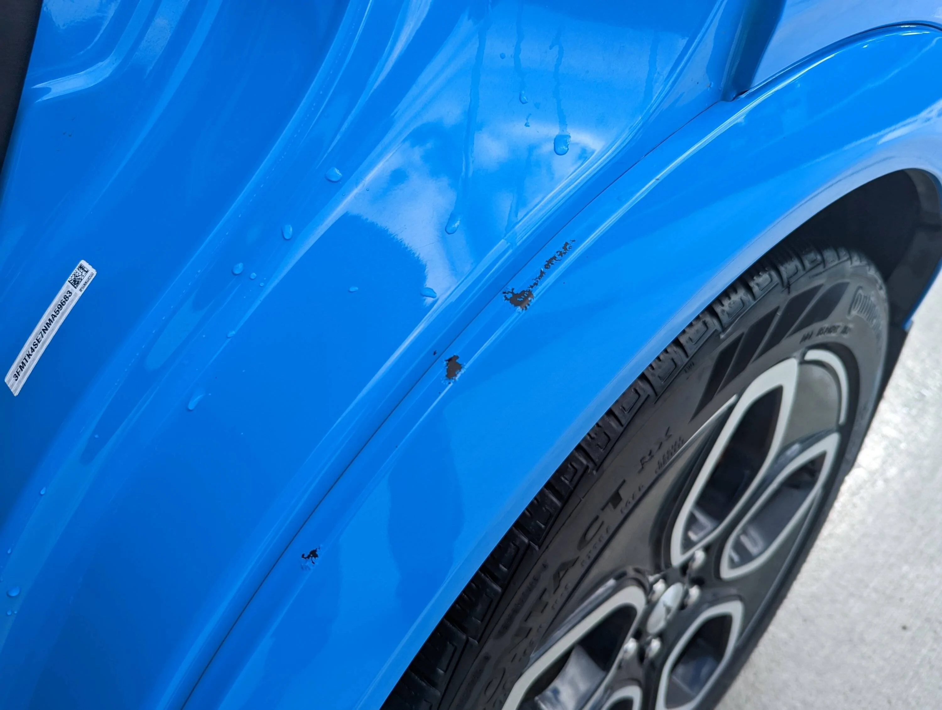 Ford Mustang Mach-E Paint Issues on 2022 Mach e GT PXL_20230611_002651985