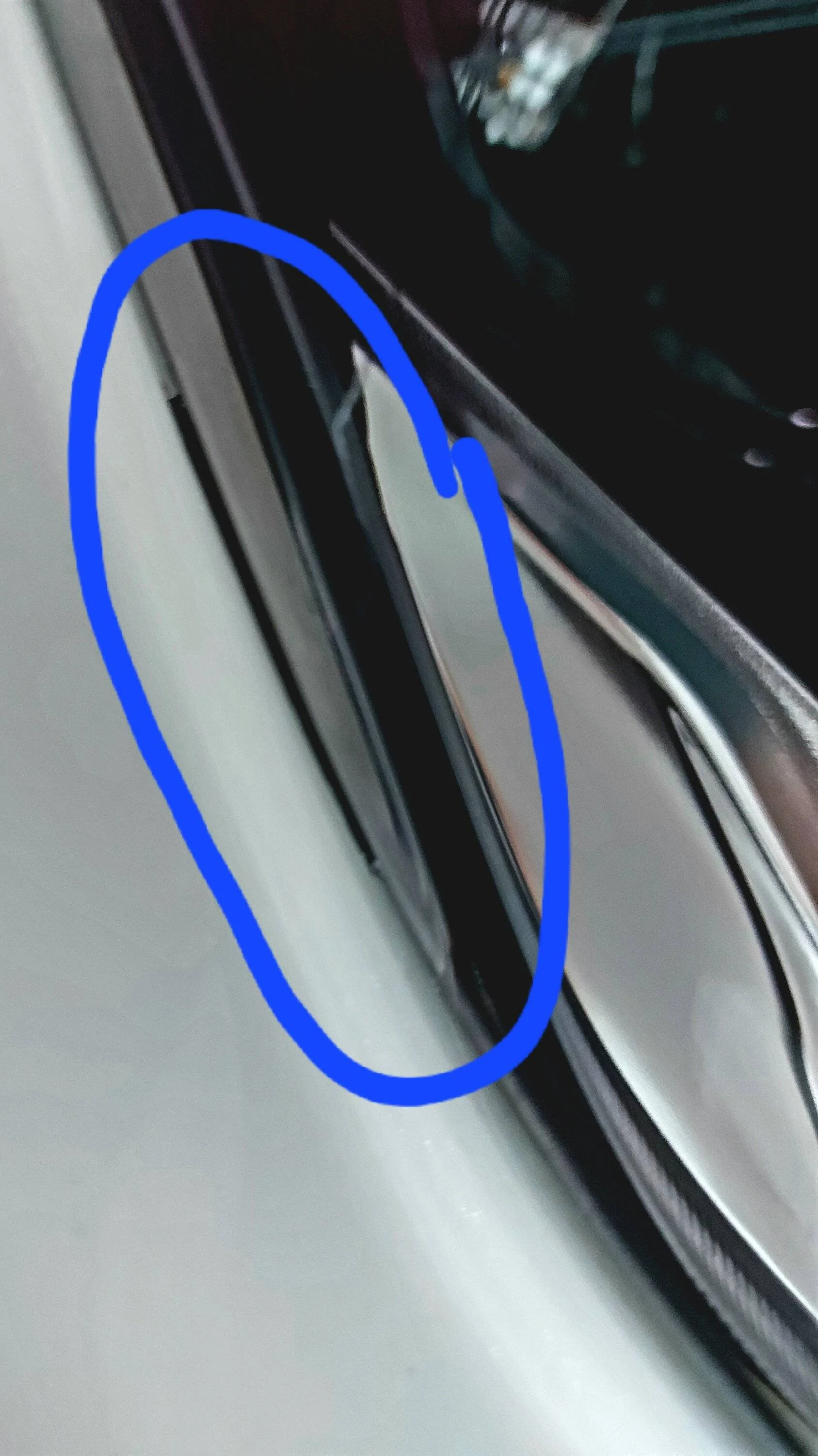 Ford Mustang Mach-E Paint flaking issues 2023 premium 20220614_174435