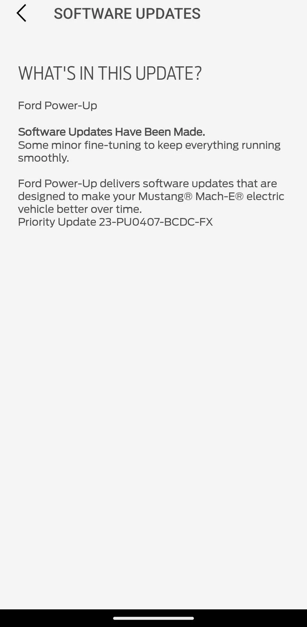 Ford Mustang Mach-E OTA 23-PU0407-NCDC-FX - BlueCruise now enabled! Screenshot_20230622-151923